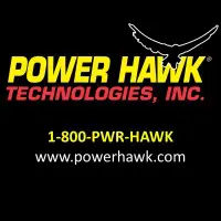Power Hawk Technologies logo with phone number